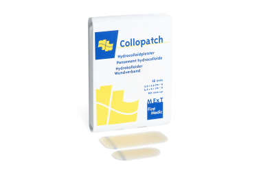 
            Collopatch, pansement hydrocolloïde 
    