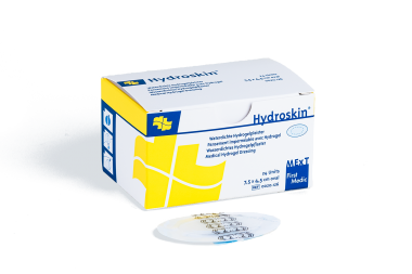 
            Hydroskin, pansement imperméable avec Hydrogel
    